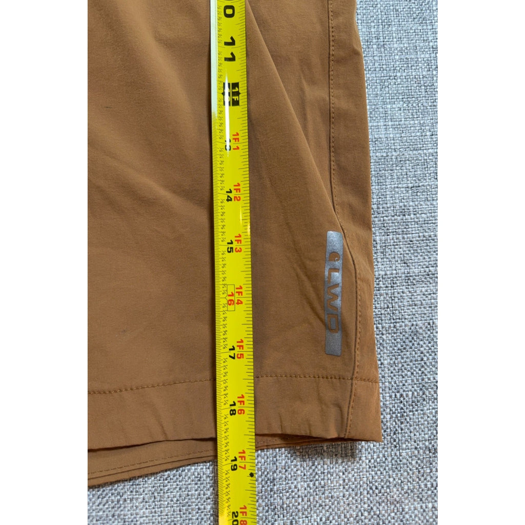 Carhartt Force Shorts Mens 33 Brown Relaxed Fit Stretch Nylon Hiking Work