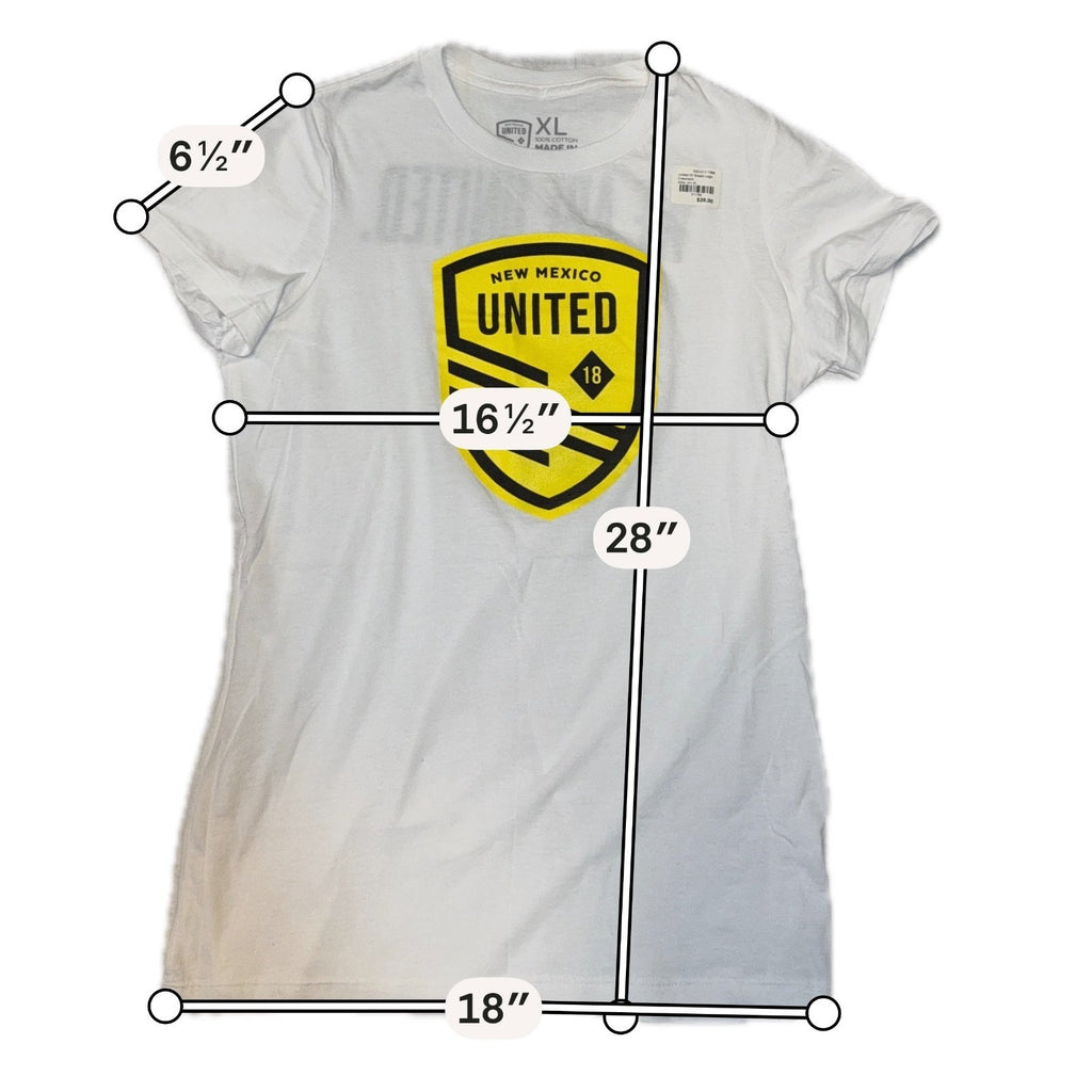 New Mexico United Shield T-Shirt — Women’s Tagged XL