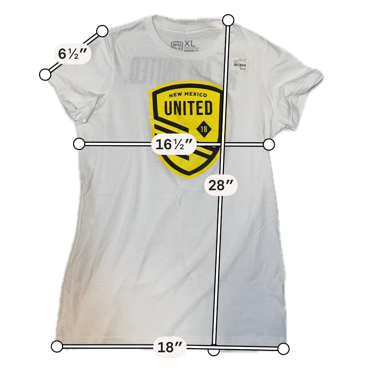 New Mexico United Shield T-Shirt — Women’s Tagged XL