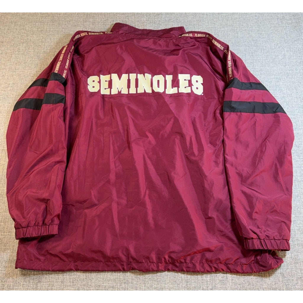 Florida State Seminoles Colosseum Windbreaker Womens XXL FSU Quarter Zip