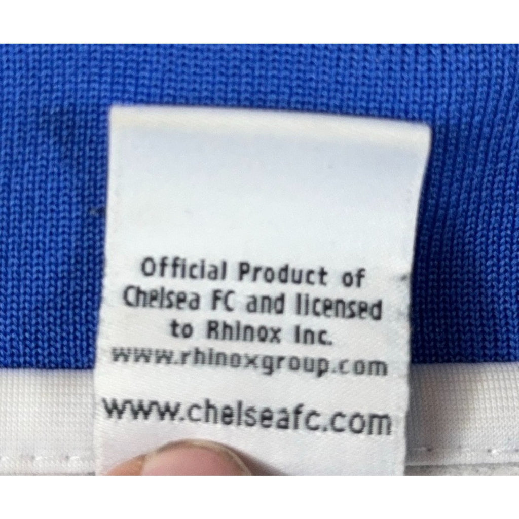 Chelsea FC Mens Medium Track Jacket Blue White Full Zip Official Licensed Soccer