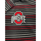 Ohio State Buckeyes Cutter & Buck DryTec Polo Men's XXL Black Striped NCAA