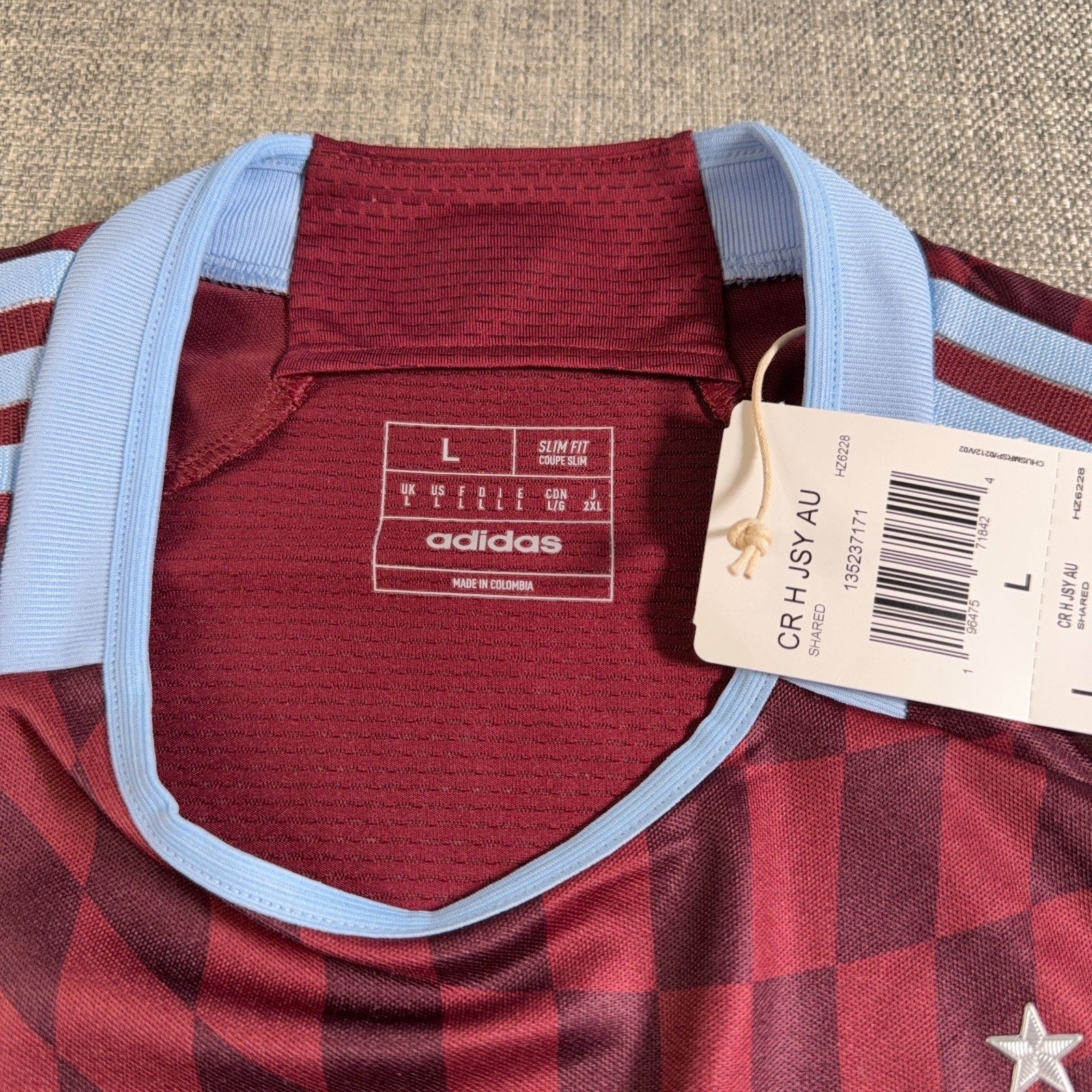 Colorado Rapids Adidas Authentic Jersey Mens L 2024 One Flag Kit NWT MLS HZ6228