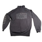 Carhartt Rain Defender Hoodie Mens S Loose Fit Black Logo Sleeve Pullover