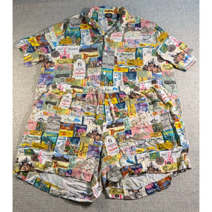 Disney100 Disneyland Shirt Shorts Set XXL 1X The Eras Memorabilia Parks
