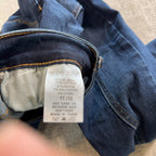 Judy Blue Jeans Womens 11/30 Skinny Fit Stretch Front Seam Dark Wash Denim