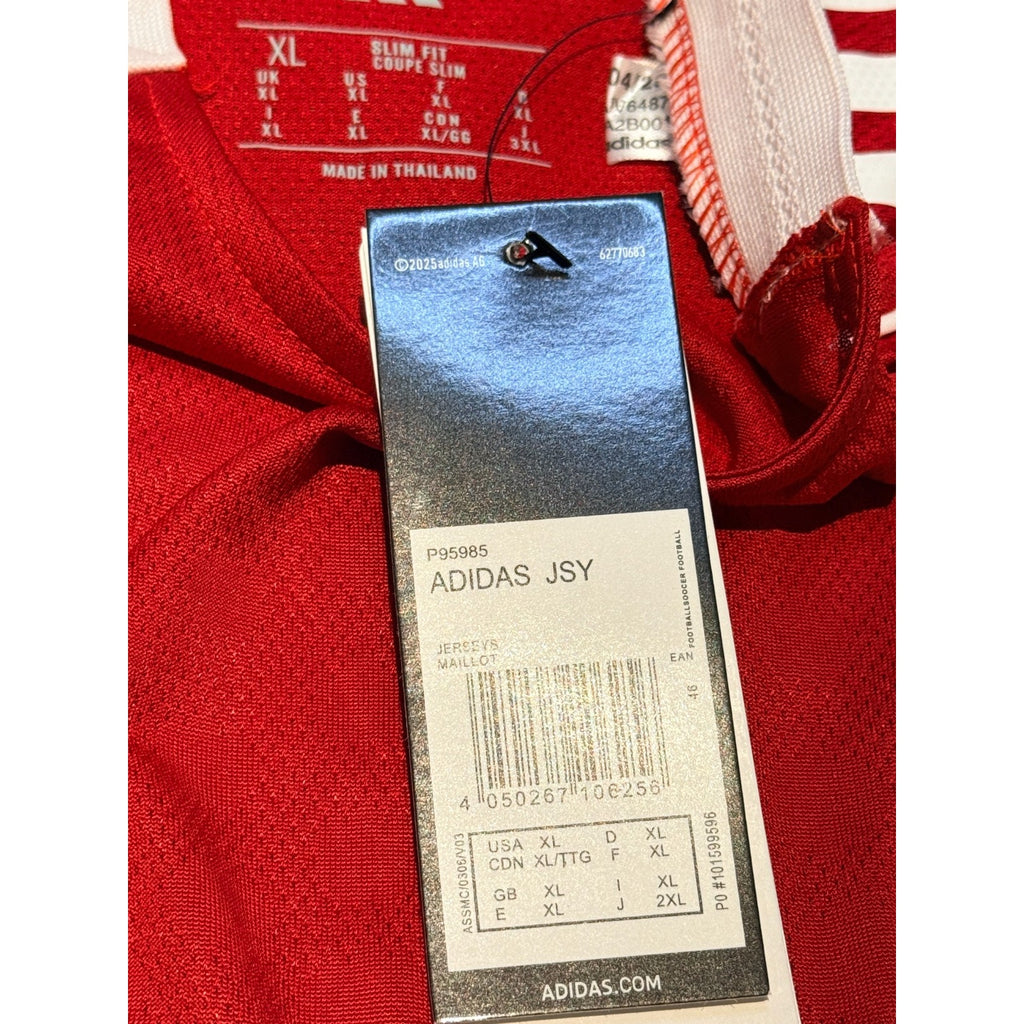 Liverpool FC 25/26 Home Jersey Mens XL Adidas Red Soccer Shirt NWT LFC EPL