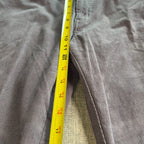 Peter Millar Mens Corduroy Pants 36 Gray 5 Pocket Straight Leg Casual Preppy