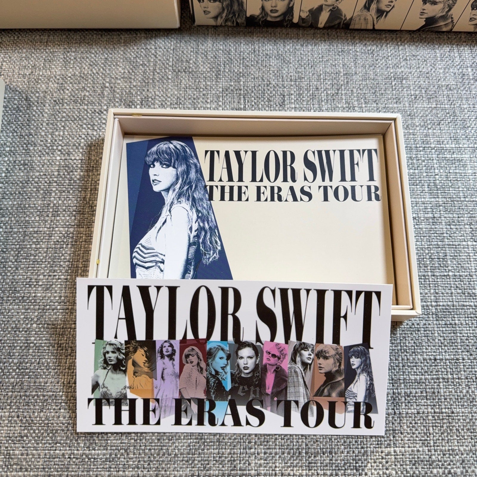 Taylor Swift Eras Tour 2023 VIP Merch Box Houston Poster Tote Pin Complete Lot