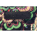 Vera Bradley Day Off Satchel Kiev Paisley Quilted Shoulder Bag Purse Black Trim