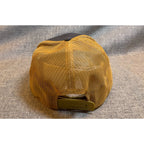 Rodeo City Provisions Richardson Trucker Hat Snapback Gray Gold Mesh Patch Cap