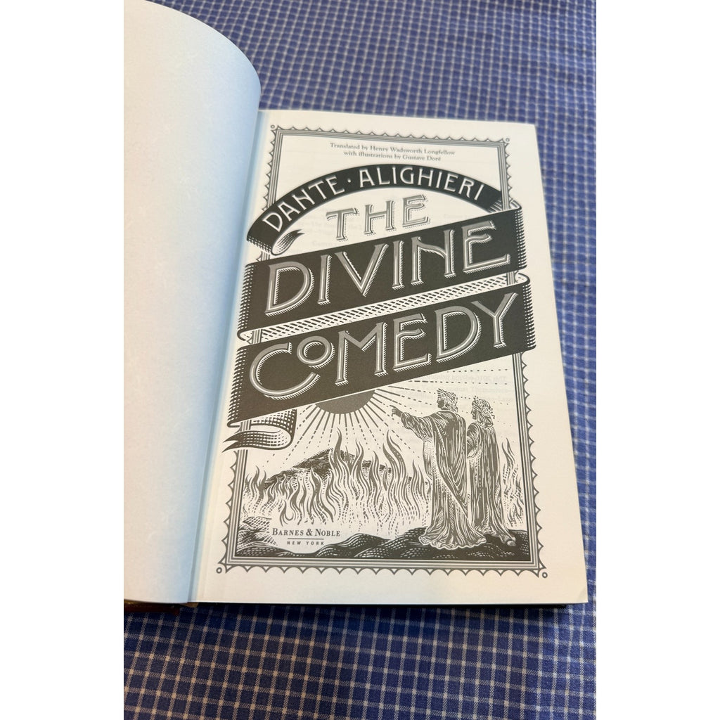 Dante The Divine Comedy Barnes & Noble Leatherbound Hardcover Gilt Edges Dore