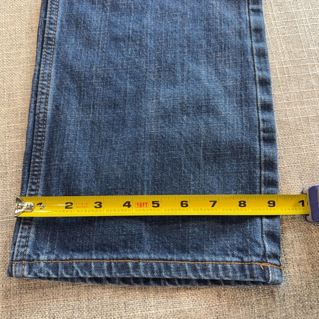 Wrangler Retro Relaxed Boot Jeans Men’s 33x34 Blue Western Stretch Denim