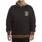 Sullen Ruben Banez Full Zip Hoodie Men's L Black Gold Skull Snake NWT