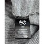 47 Brand Dallas Mavericks Crop Sweatshirt Womens M Gray Ribbed NBA Boxy