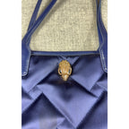 Kurt Geiger London Navy Recycled Square Shopper Tote Quilted Eagle Bag