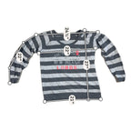 UNM Lobos Striped Distressed Sweatshirt Women’s XL