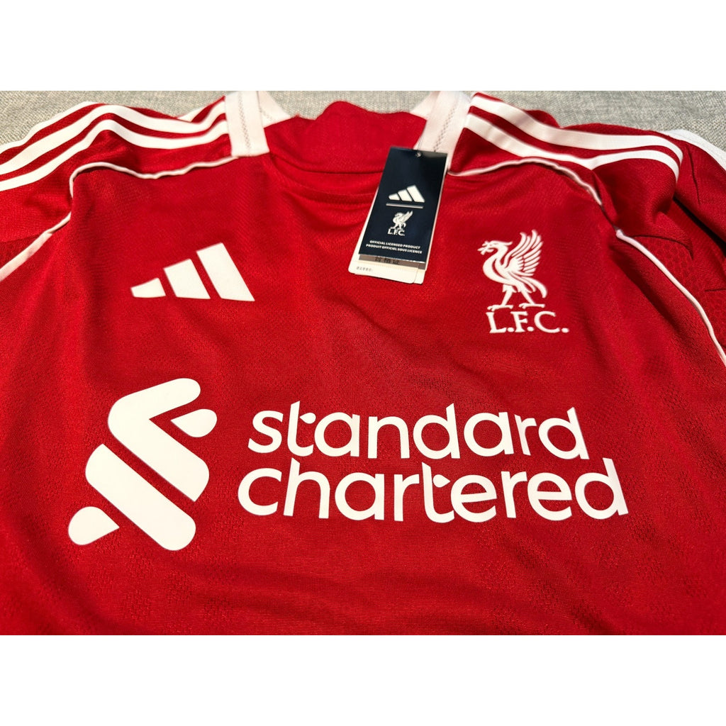 Liverpool FC 25/26 Home Jersey Mens XL Adidas Red Soccer Shirt NWT LFC EPL