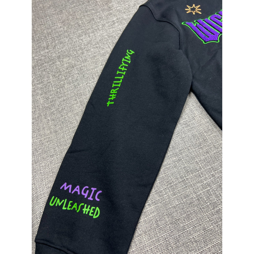 Wicked Universal Studios Embroidered Crewneck Sweatshirt Black Size M Movie