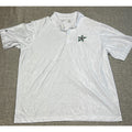 Antigua Dallas Stars Polo Men's XXL White Tonal Geometric NHL Embroidered