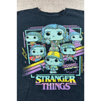 Stranger Things Funko Pop T Shirt Mens Large Black Netflix Eleven Dustin Tee