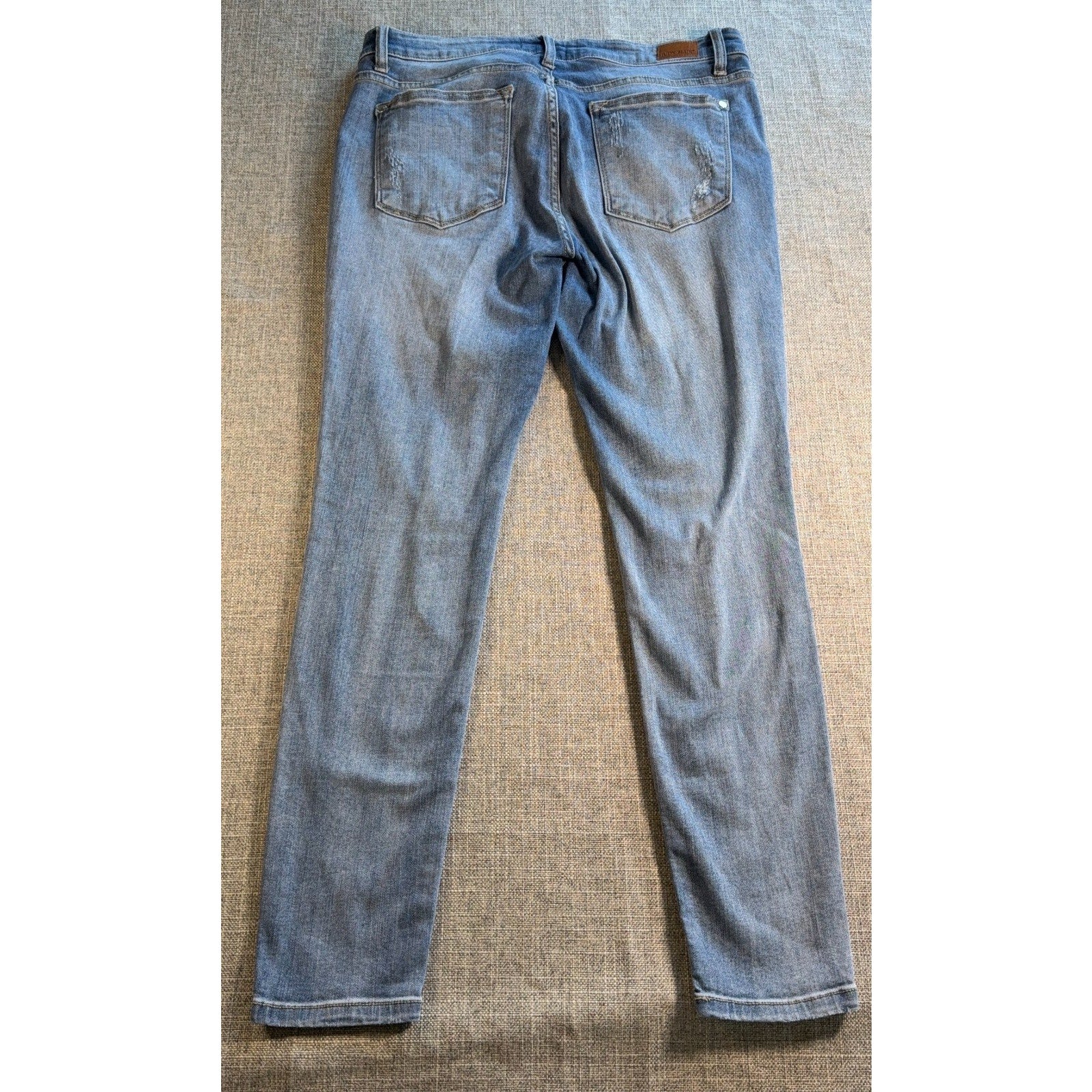 Judy Blue JB82125LT Jeans Womens 13/31 Skinny Stretch Distressed Denim
