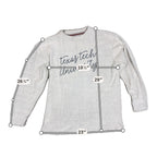 Pressbox Texas Tech University Sweatshirt Women XL Gray Script French Terry