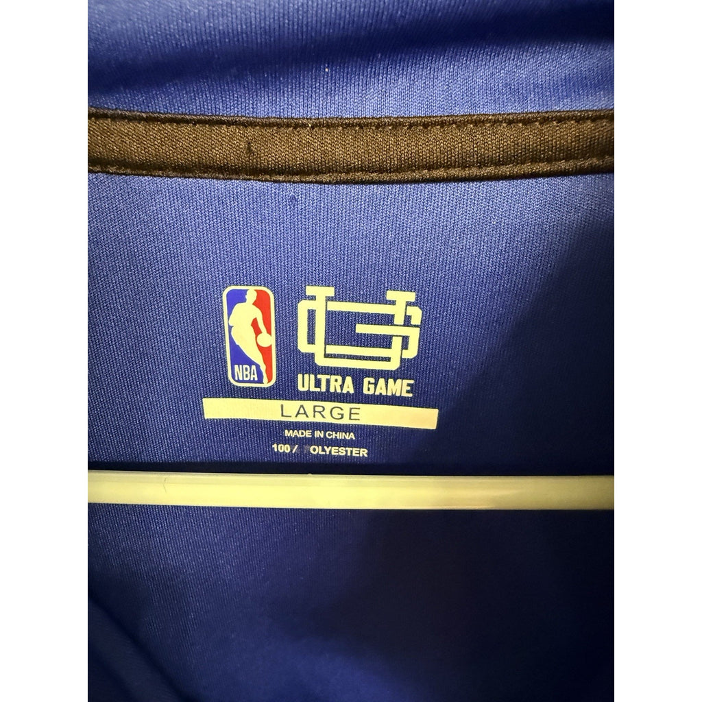 Philadelphia 76ers 1/4 Zip Pullover Mens Large Blue NBA Ultra Game Athletic Top