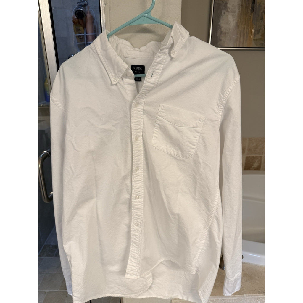 Men’s Button Down Shirt Lot Large J Crew Flex + UNTUCKit Slim Fit Cotton Casual