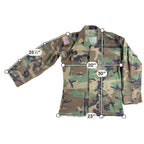 1993 USGI M81 Woodland Camo BDU Combat Coat Small Long 8415-01-084-1644 USA