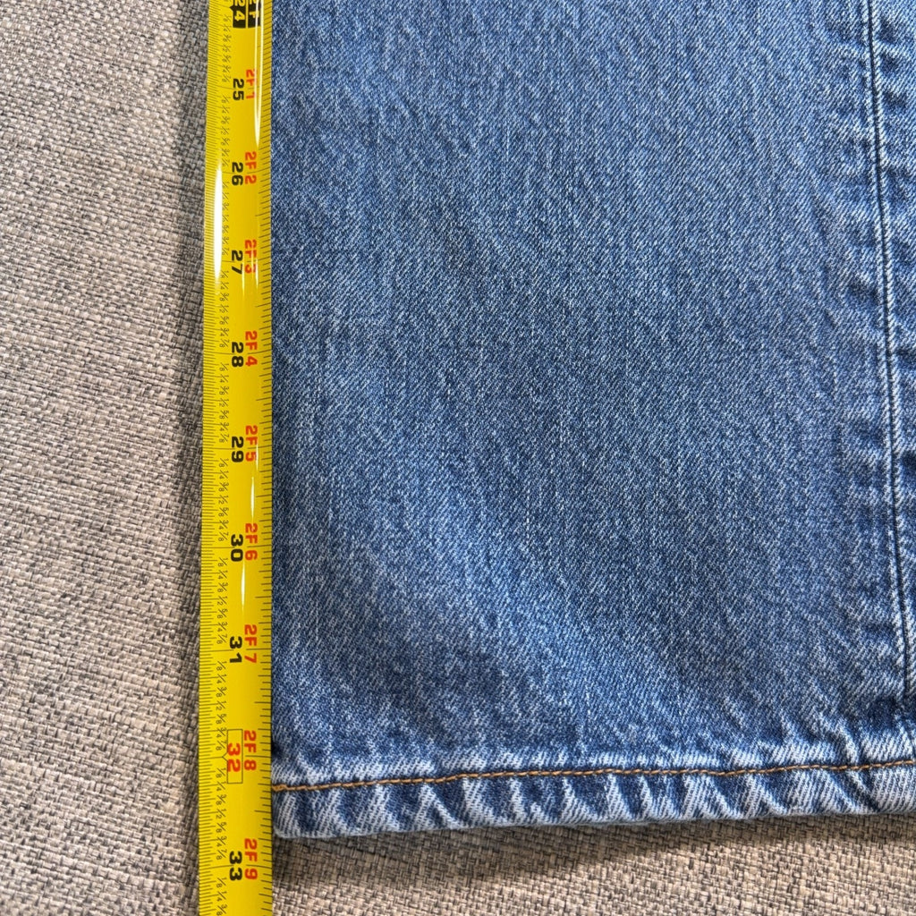 Levi’s 501 Jeans Mens 33x34 Tag 34x32 Actual Made in Mexico Button Fly Denim