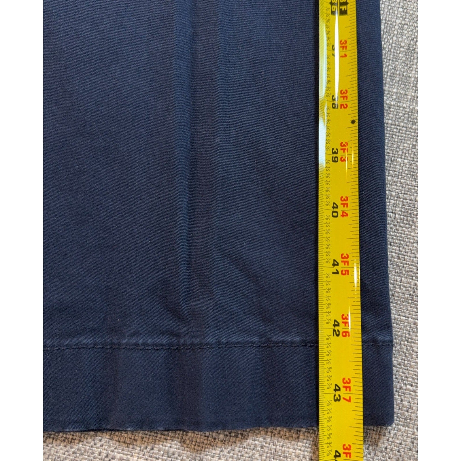 Tommy Hilfiger Chino Pants Mens 38x30 Navy Tailored Fit Tagged 38x34