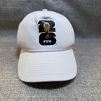 FIFA World Cup 2026 Trophy Hat White Adjustable Strapback NWT w/ Mark