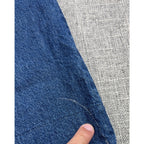 LOFT The Straight Crop Jeans Womens 10/32 Blue Denim Paisley Cuff Mid Rise