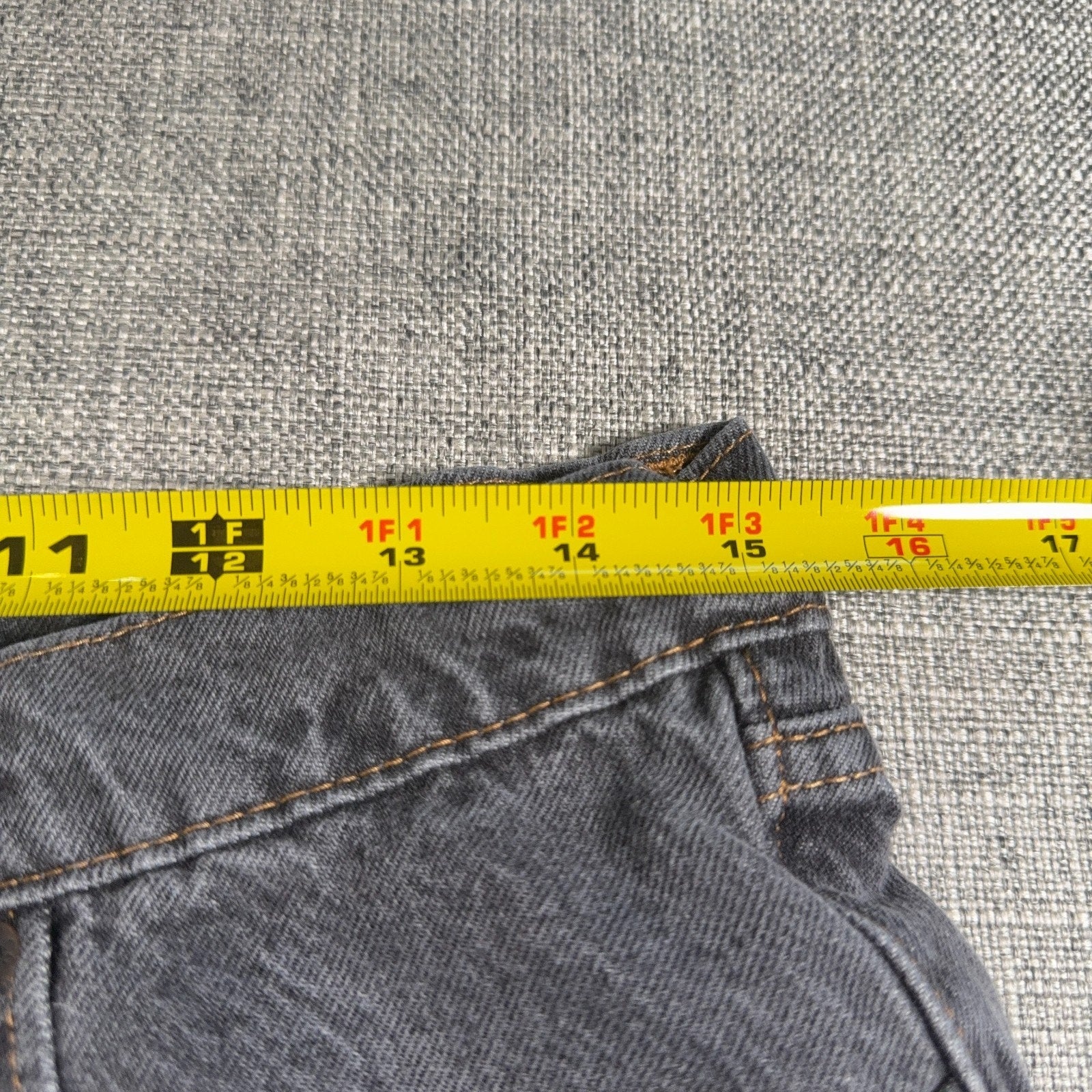 Levis Skateboarding Super Baggy Jeans Mens 30x34 Gray Black Y2K Skater A4298