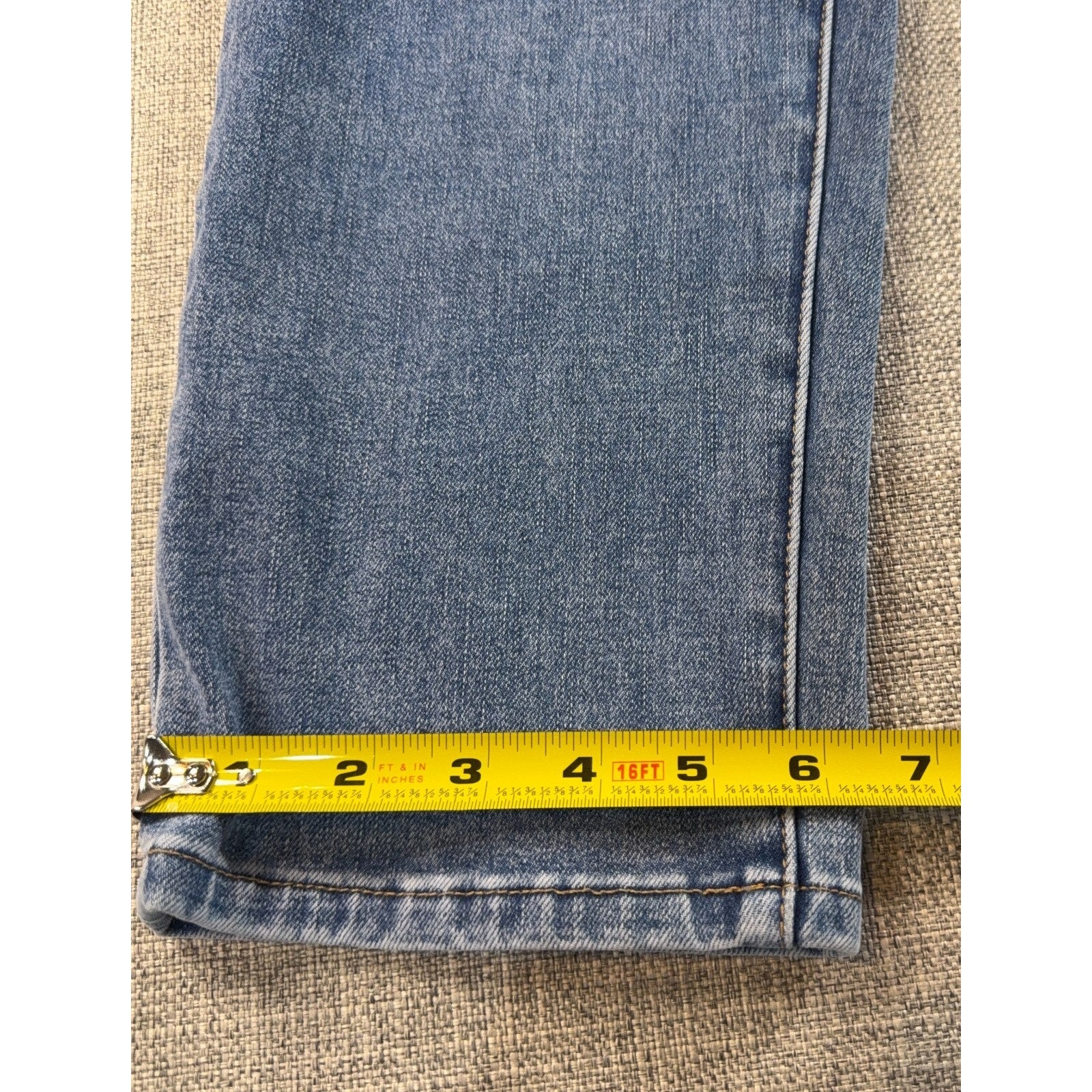 Soft Surroundings Womens Petite Medium Jeans Straight Leg 32 Waist 25.5 Inseam