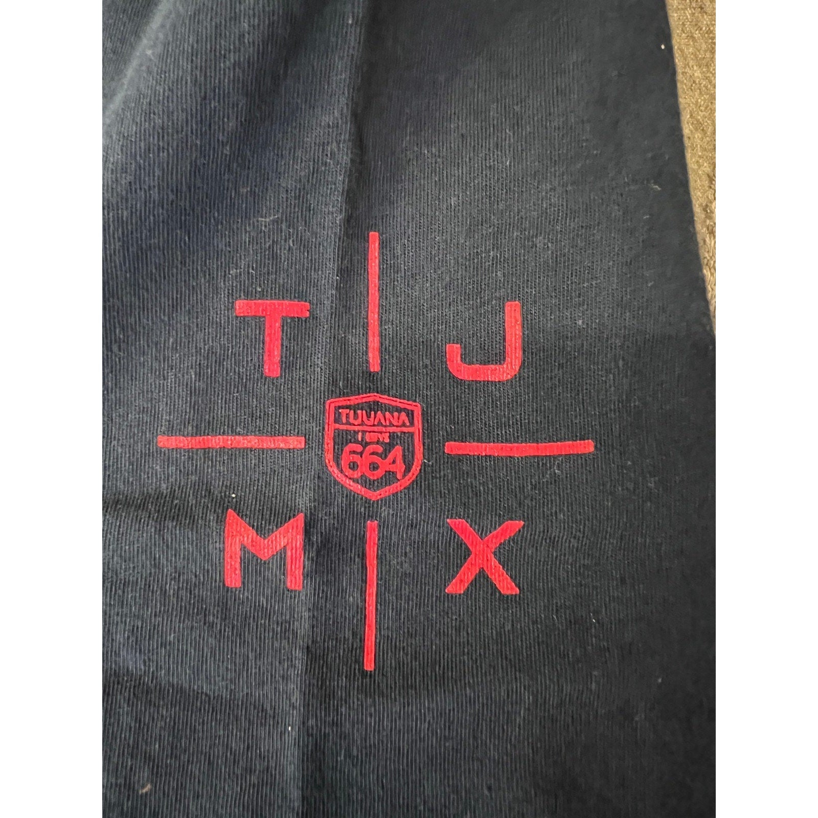 Tijuana Mexico 664 Graphic Tee Women's 3XL Black V Neck Baja California Shirt