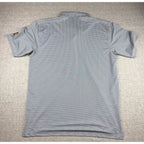 Dunning Golf Polo Mens XXL Black White Check COOLMAX Stretch NWT Club Logo