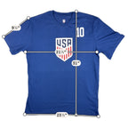 Christian Pulisic #10 USA Soccer T Shirt Men L USMNT Blue 2026 U.S. Soccer