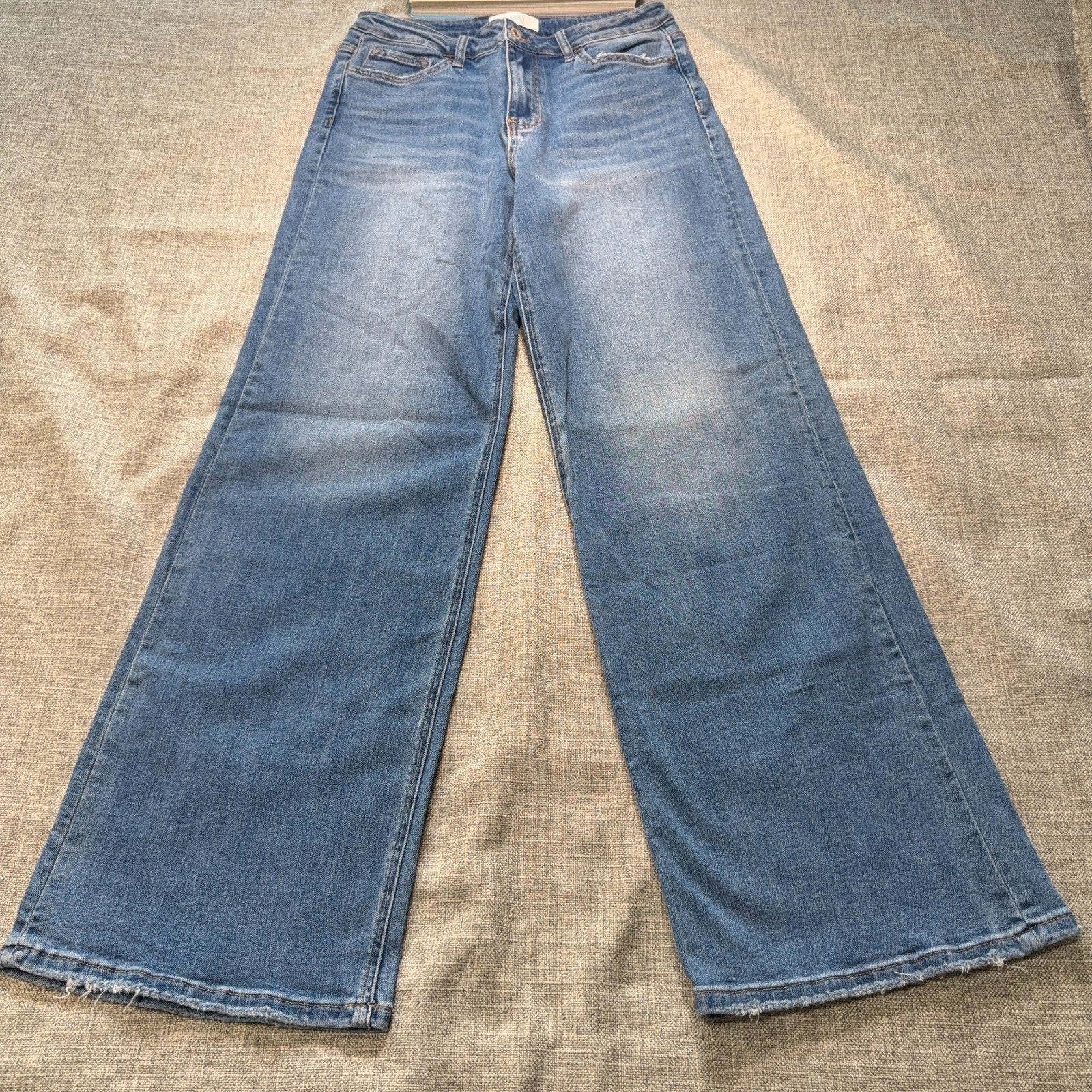 Vervet Righteously T6030 Wide Leg Jeans Women’s 29 High Rise Medium Wash