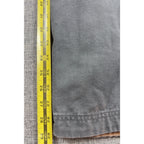 Duluth Trading Co Work Pants Mens 40x34 Relaxed Fit Gray Cargo Utility Canvas