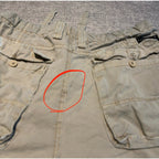 Marc Ecko Cut Sew Cargo Shorts Mens 32 Khaki Y2K Skater Baggy Utility Streetwear