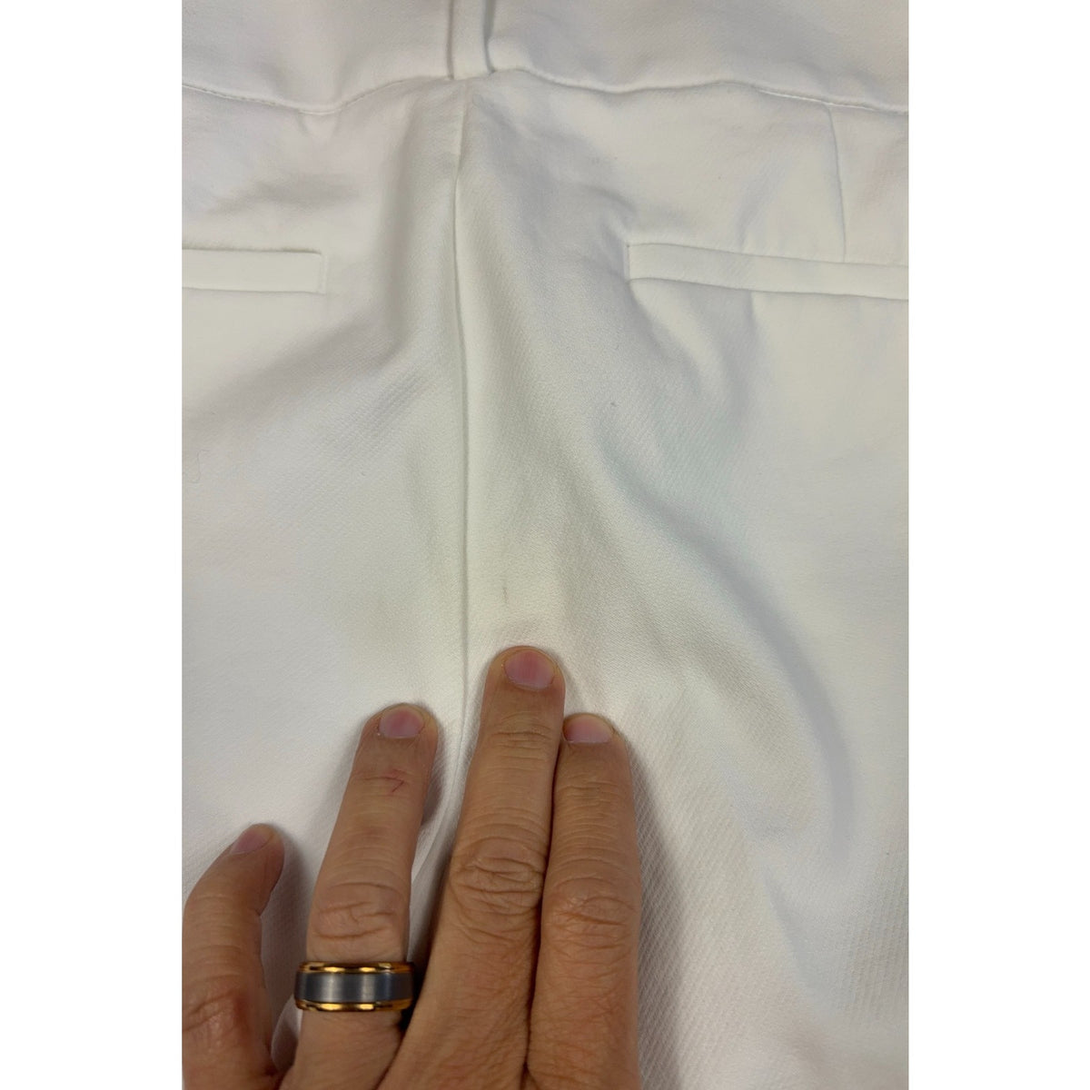 Ann Taylor LOFT Marisa Women’s 8 White Cropped Straight Dress Pants 24" Inseam