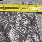 Urban Outfitters Snake Print Pants Womens S Gray White Pull On Cropped 25.5