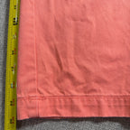 TrueFlies Pants Mens 34x32 Coral Orange Fishing Chino Flat Front Embroidered