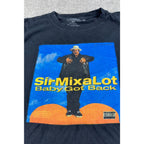 Sir Mix-a-Lot Baby Got Back T Shirt Mens S Black Hip Hop Rap Graphic Tee