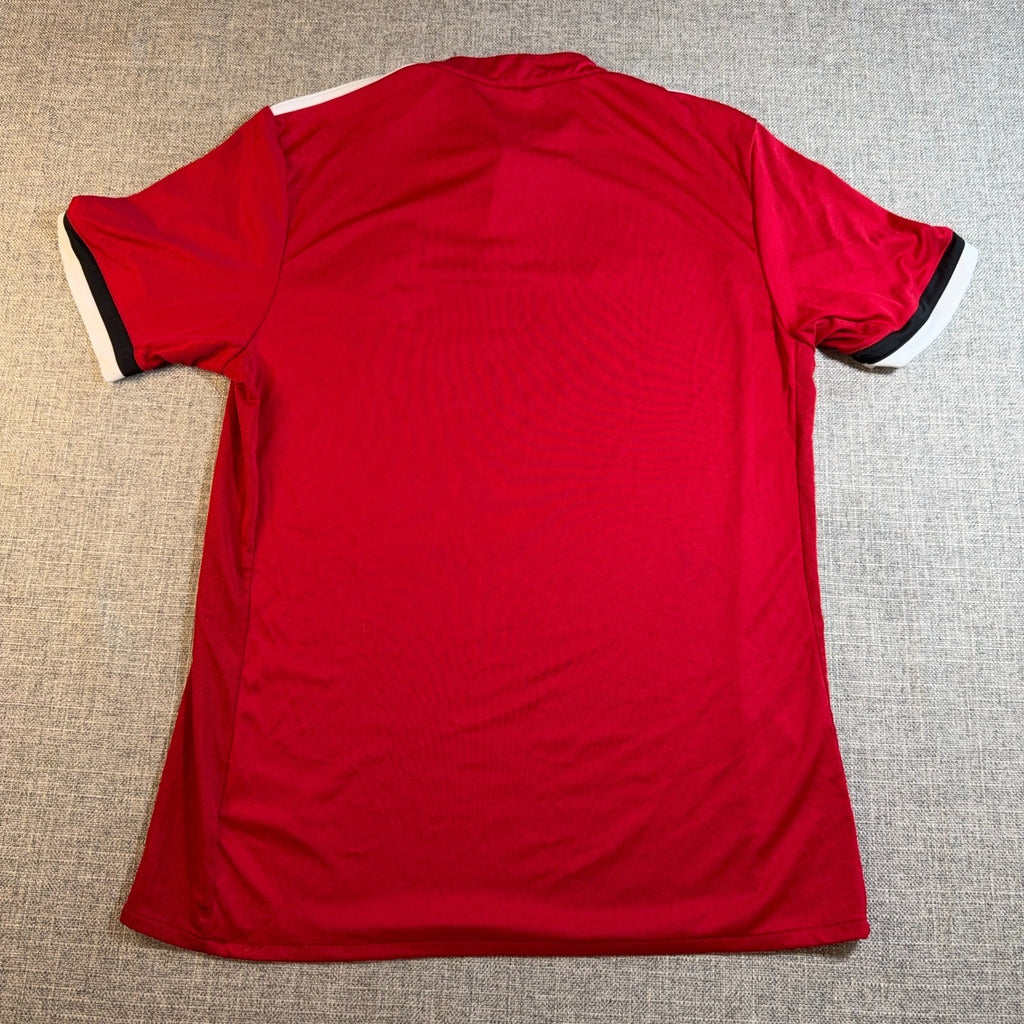 Adidas Manchester United 2017-18 Home Jersey Mens M Red Soccer Football
