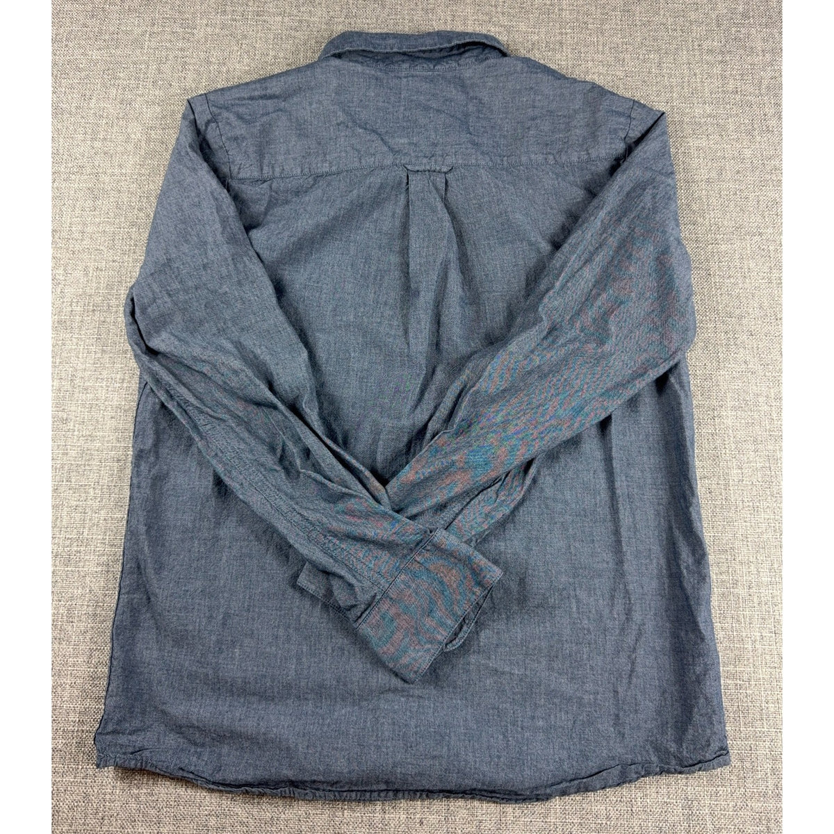 Vision Street Wear Chambray Button Up Shirt Womens S Blue Skate Streetwear