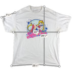 Sailor Moon Graphic T Shirt Mens XL Anime Manga White Usagi Retro Style