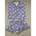 Disney Nightmare Before Christmas Pajama Set XS Jack Skellington Purple Shorts